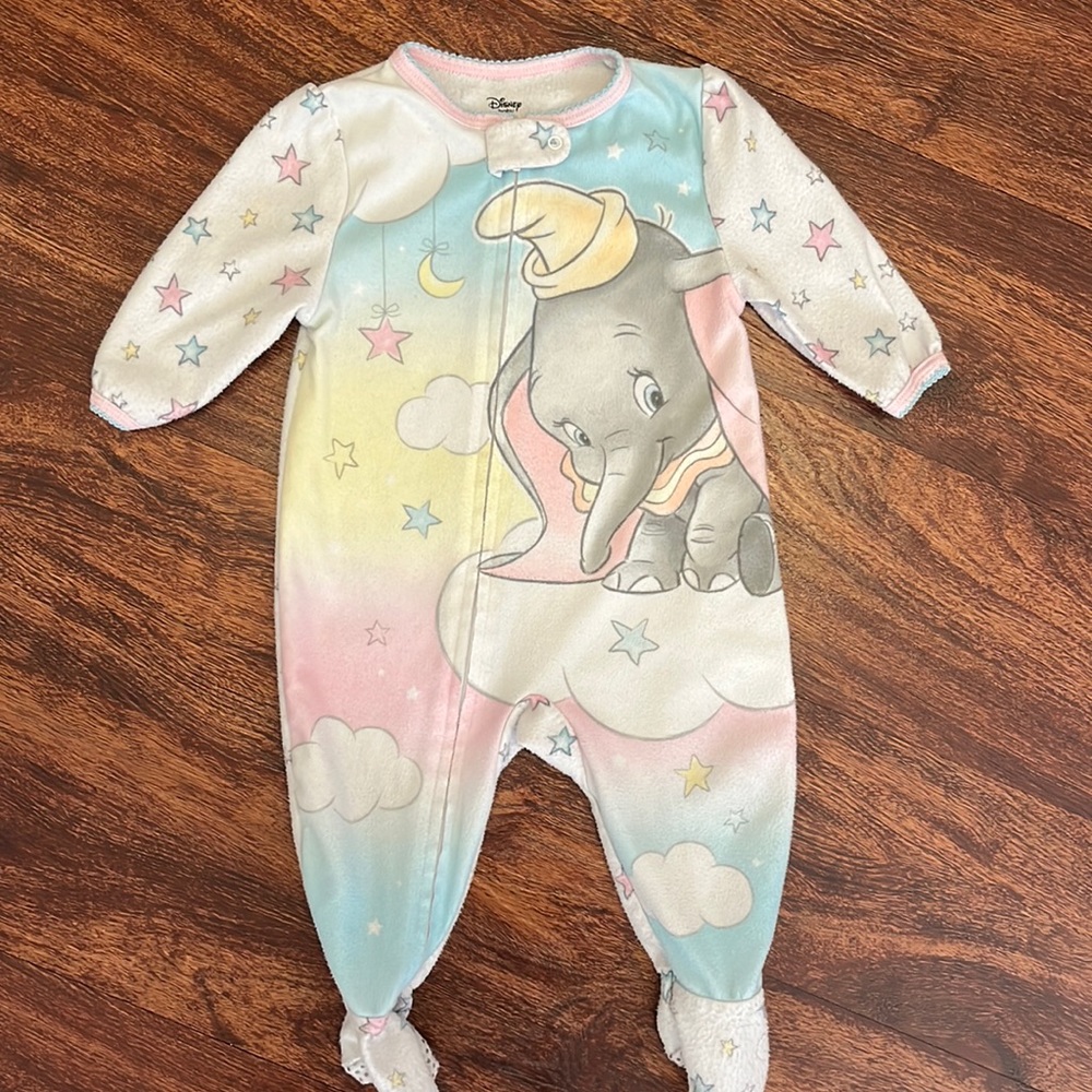 Disney baby Dumbo pajamas size 9 months